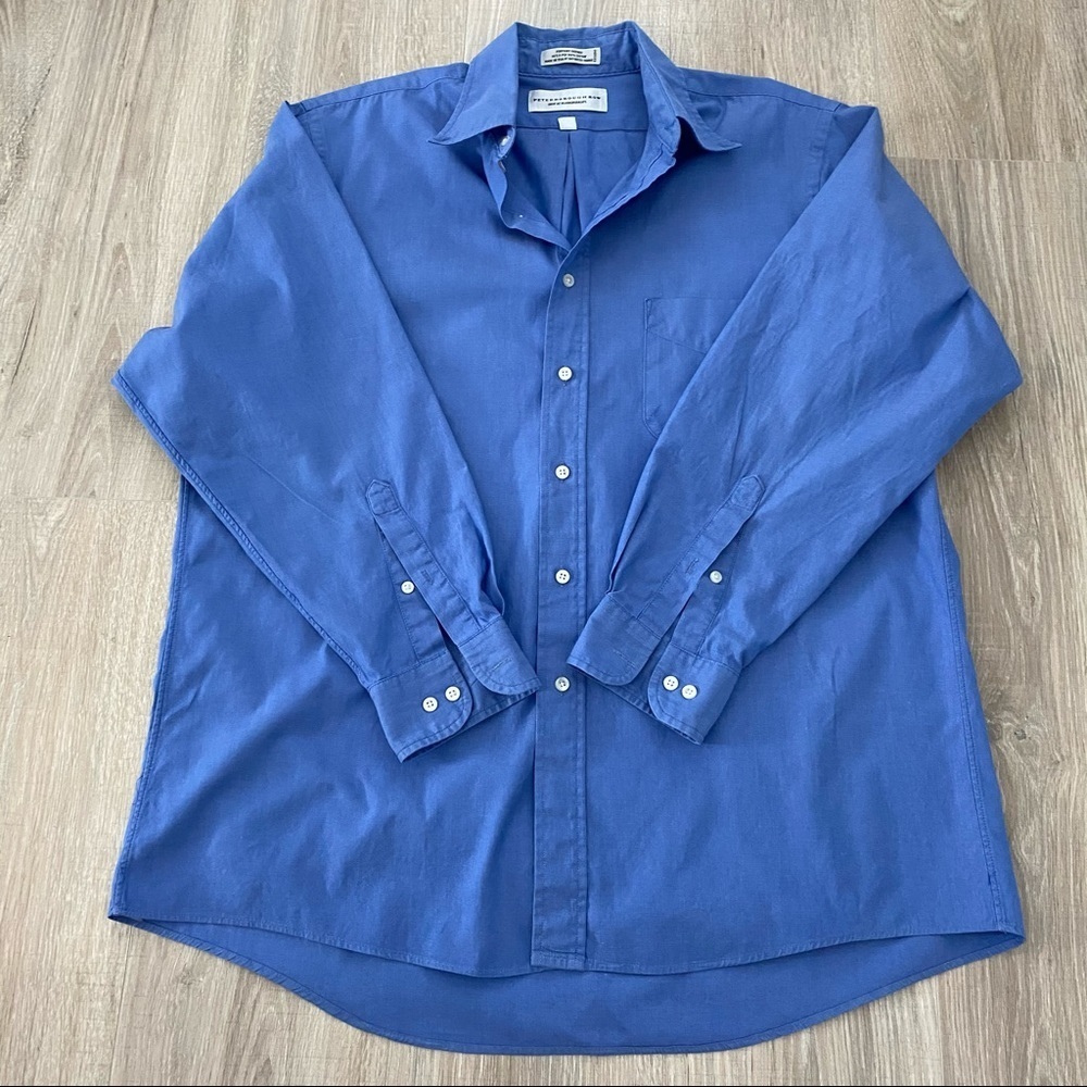 ⭐️3/$25 Peterborough Row Pinpoint Oxford Shirt 16 1/2 - 34